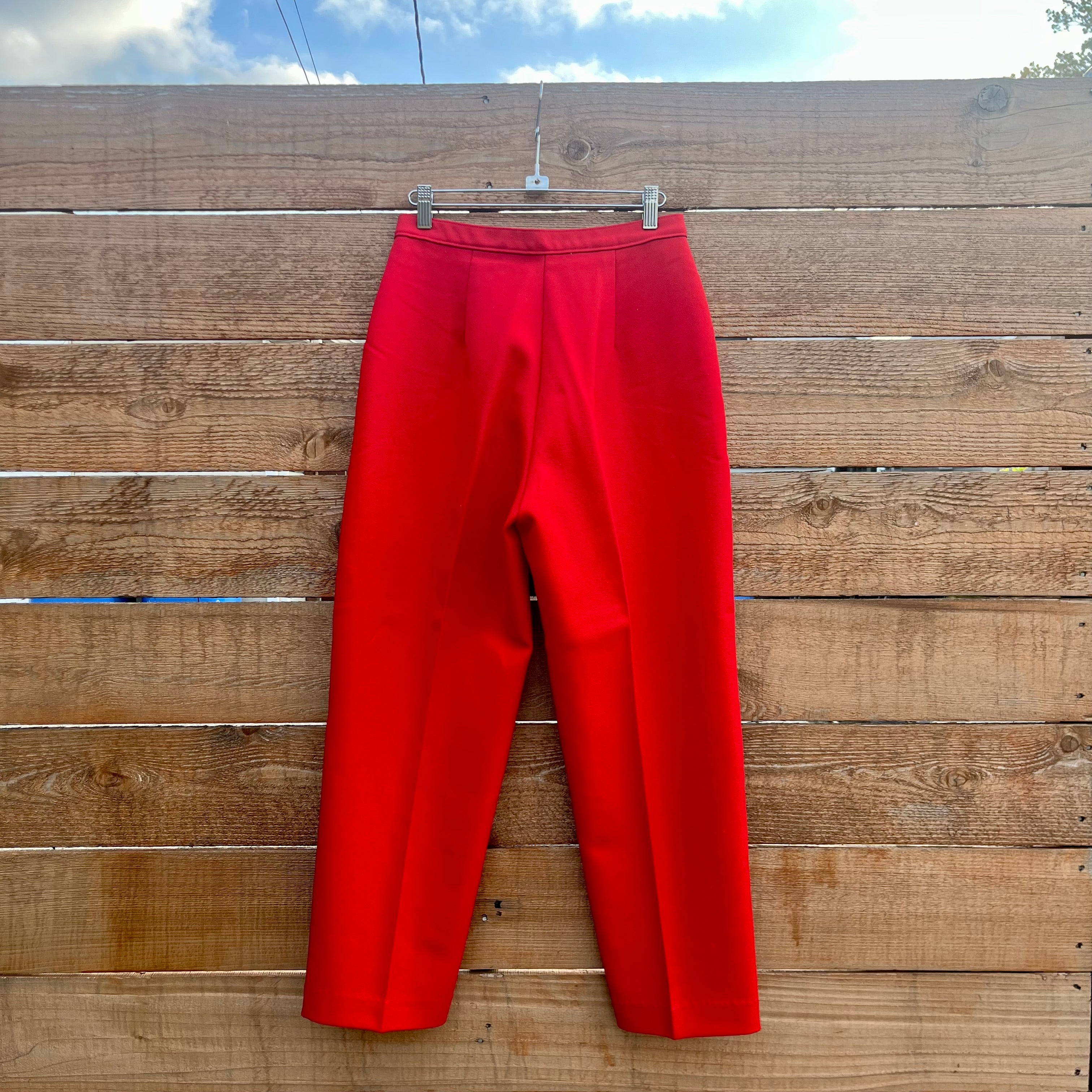 Vintage Red Trousers : The Jacque Pants