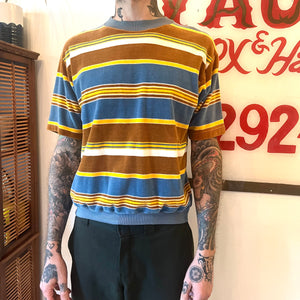 vintage striped velour shirt