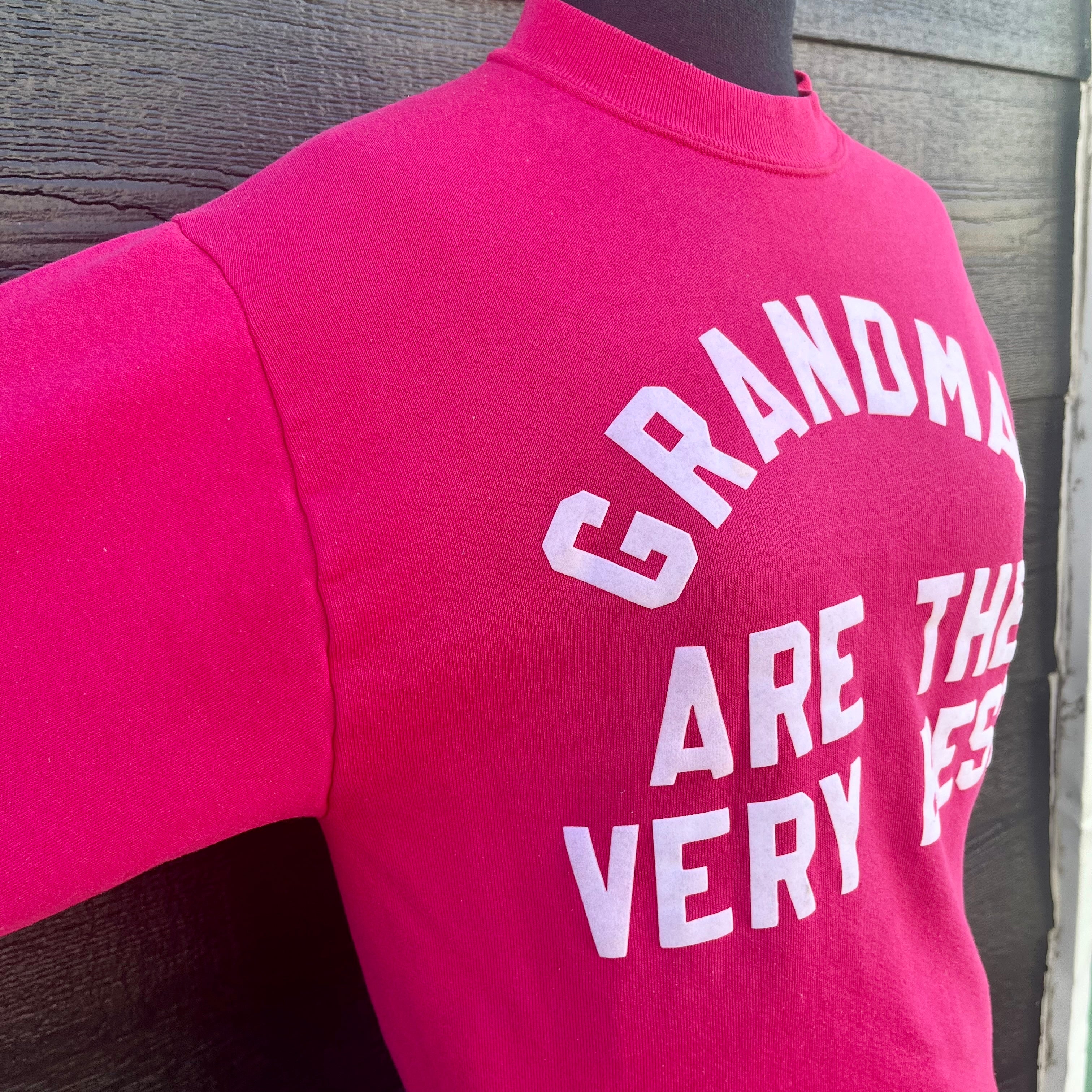 Vintage Crewneck Sweatshirt Grandmas Are The Very Best