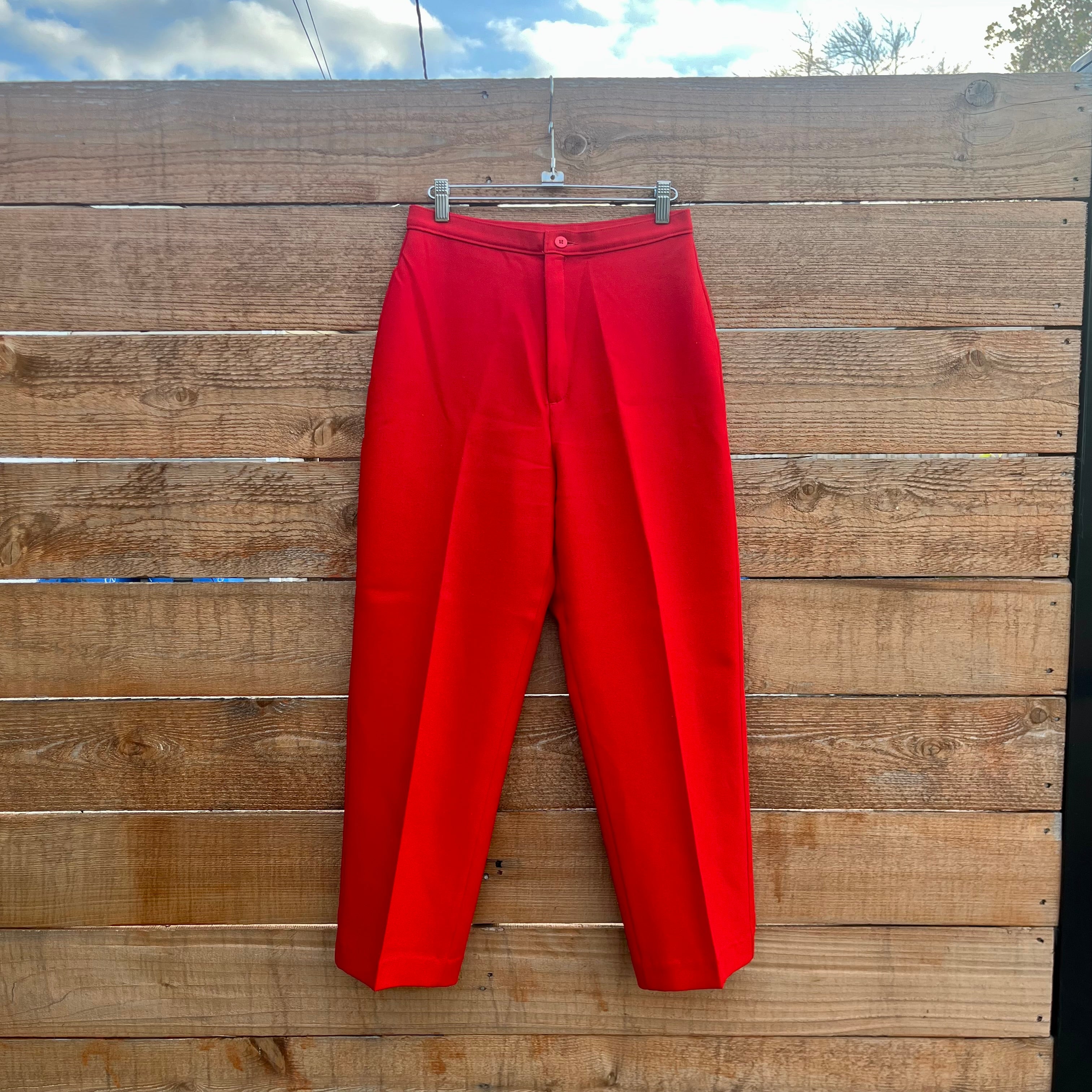 Vintage Red Trousers : The Jacque Pants