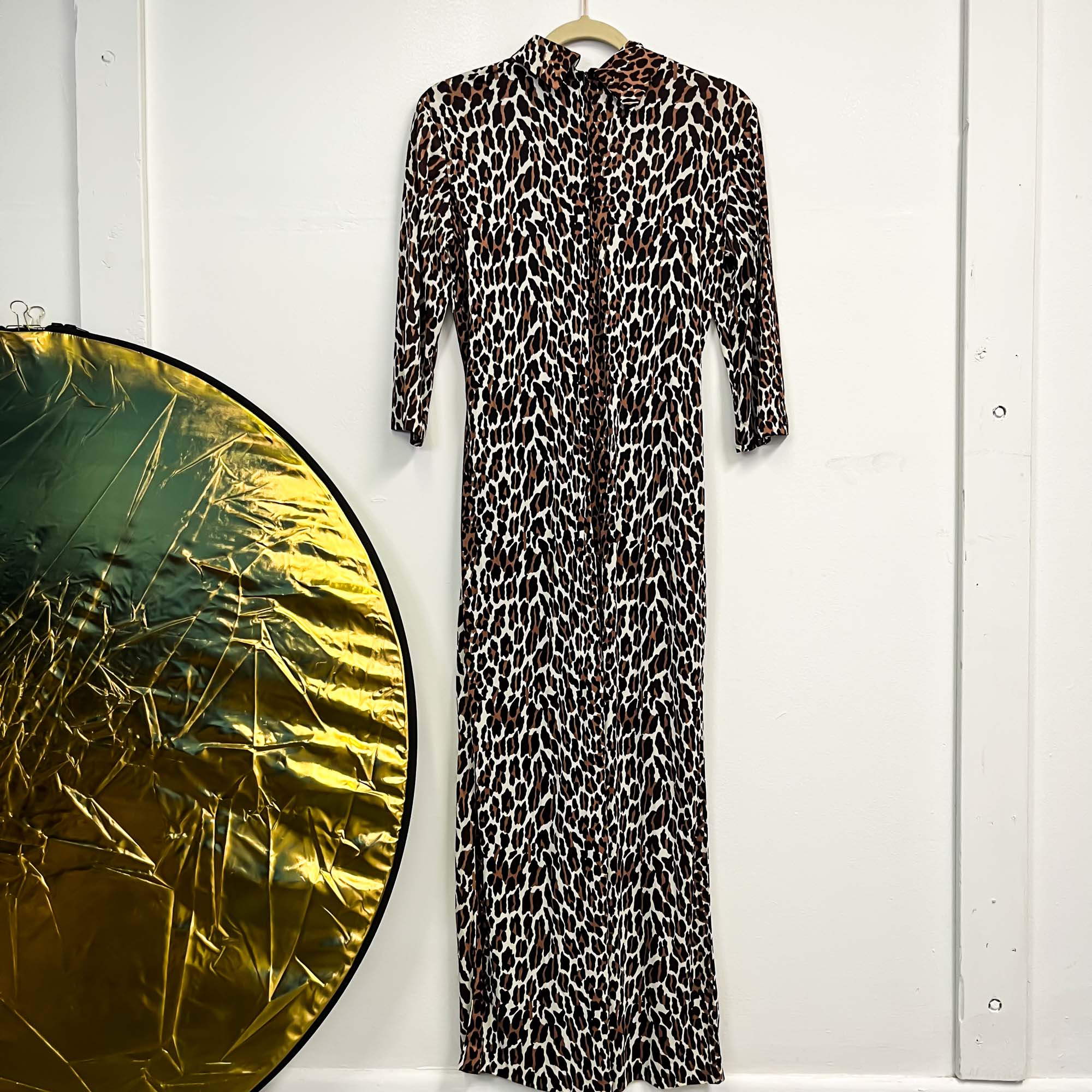 VINTAGE ANIMAL PRINT LOUNGEWEAR : THE SPOT TOWN JUMPSUIT