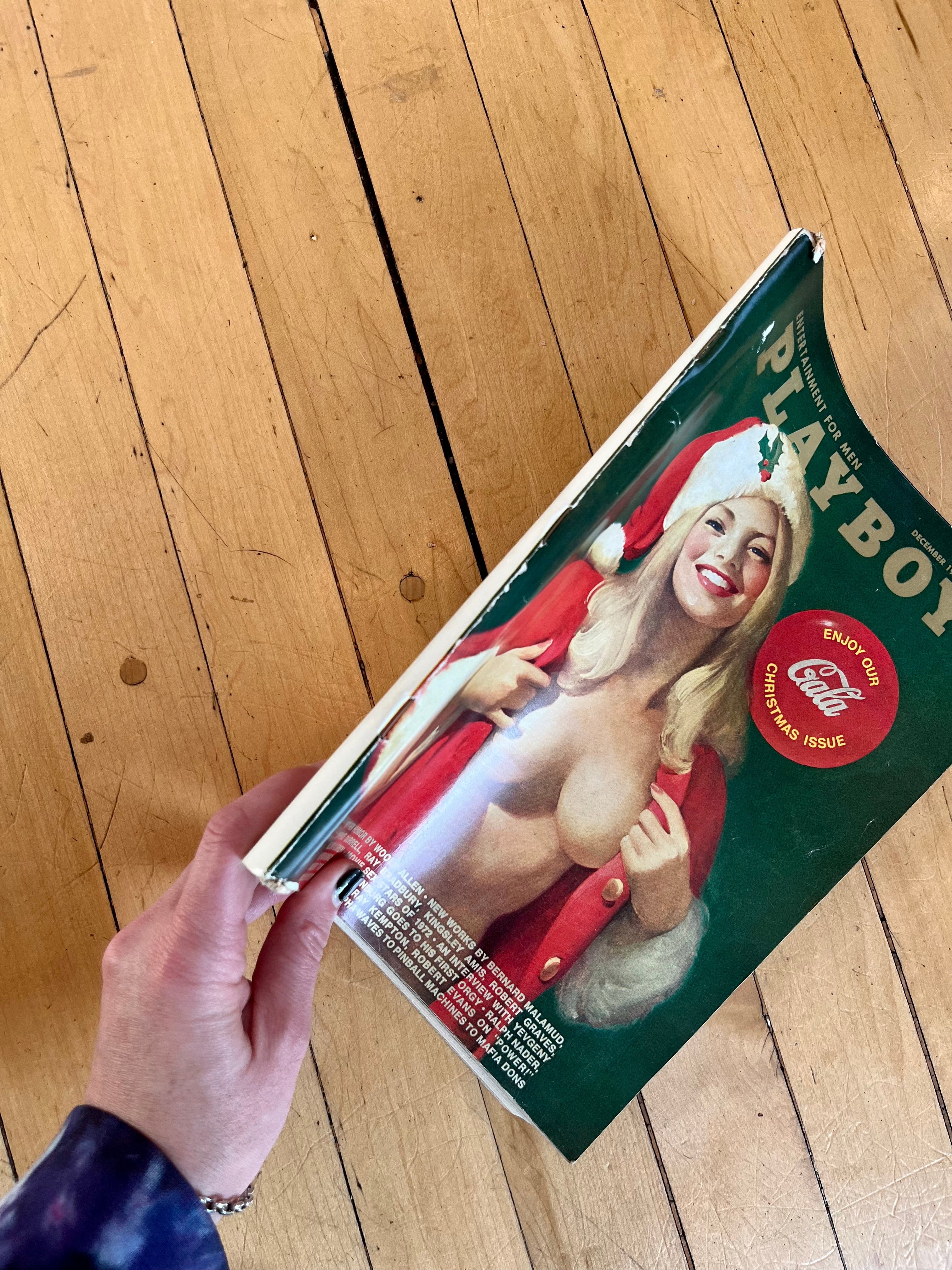 VINTAGE PLAYBOY DECEMBER 1972 : CHRISTMAS ISSUE MISS DECEMBER MERCY ROONEY CENTERFOLD