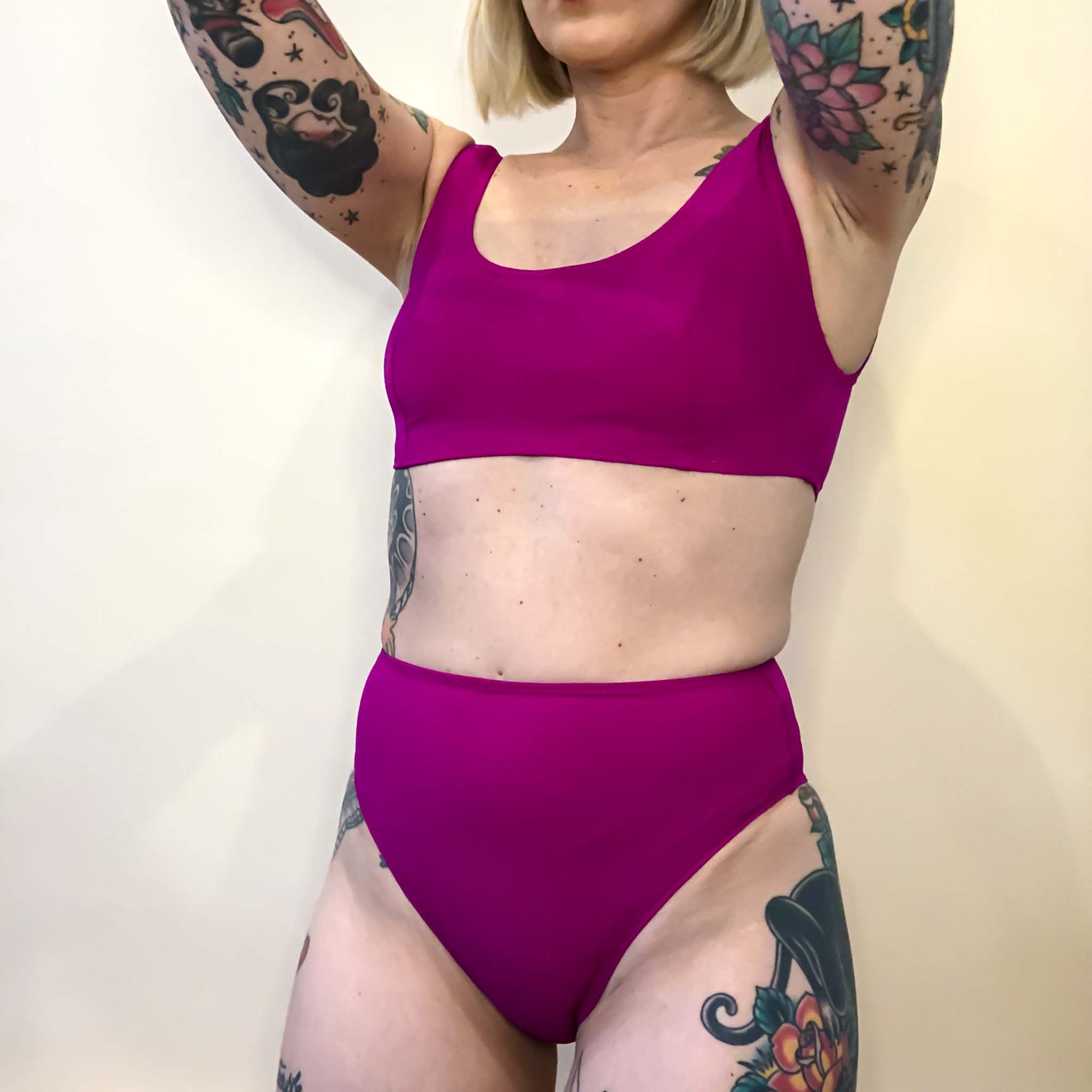 purple bikini top 