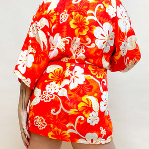 VINTAGE HAWAIIAN ROBE THE FYRE ISLAND ROBE