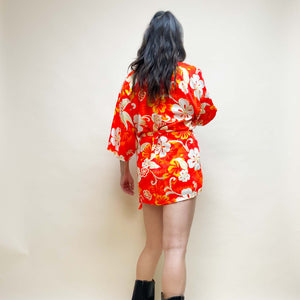 VINTAGE HAWAIIAN ROBE THE FYRE ISLAND ROBE