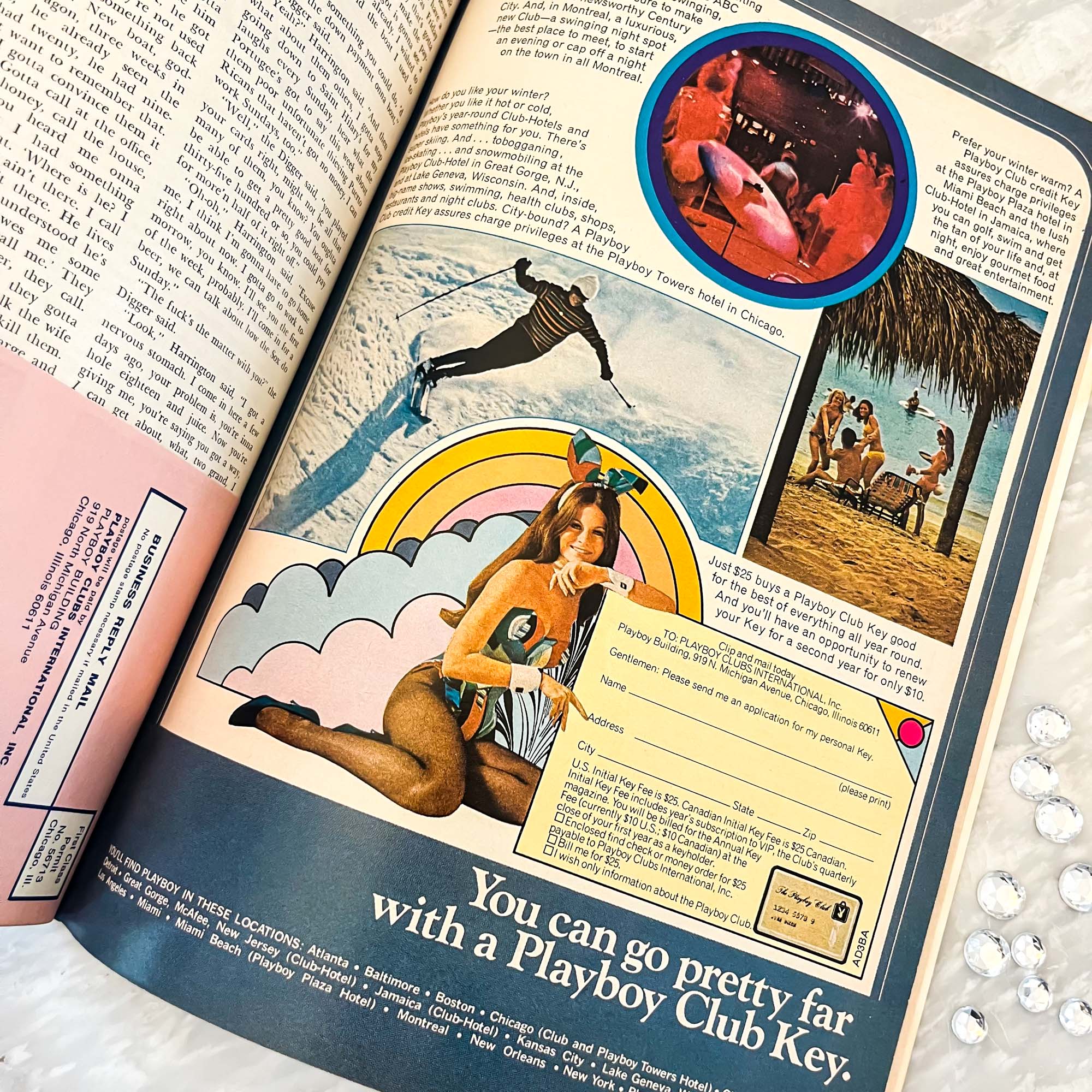 Vintage February 1973 Playboy magazine