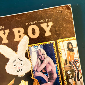 VINTAGE PLAYBOY JANUARY 1972 : HOLIDAY ANNIVERSARY ISSUE
