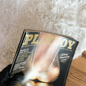 VINTAGE PLAYBOY JANUARY 1982 : HOLIDAY ANNIVERSARY ISSUE
