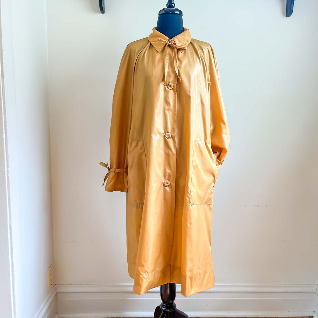 VINTAGE AGUA SHEEN TRENCH RAIN JACKET