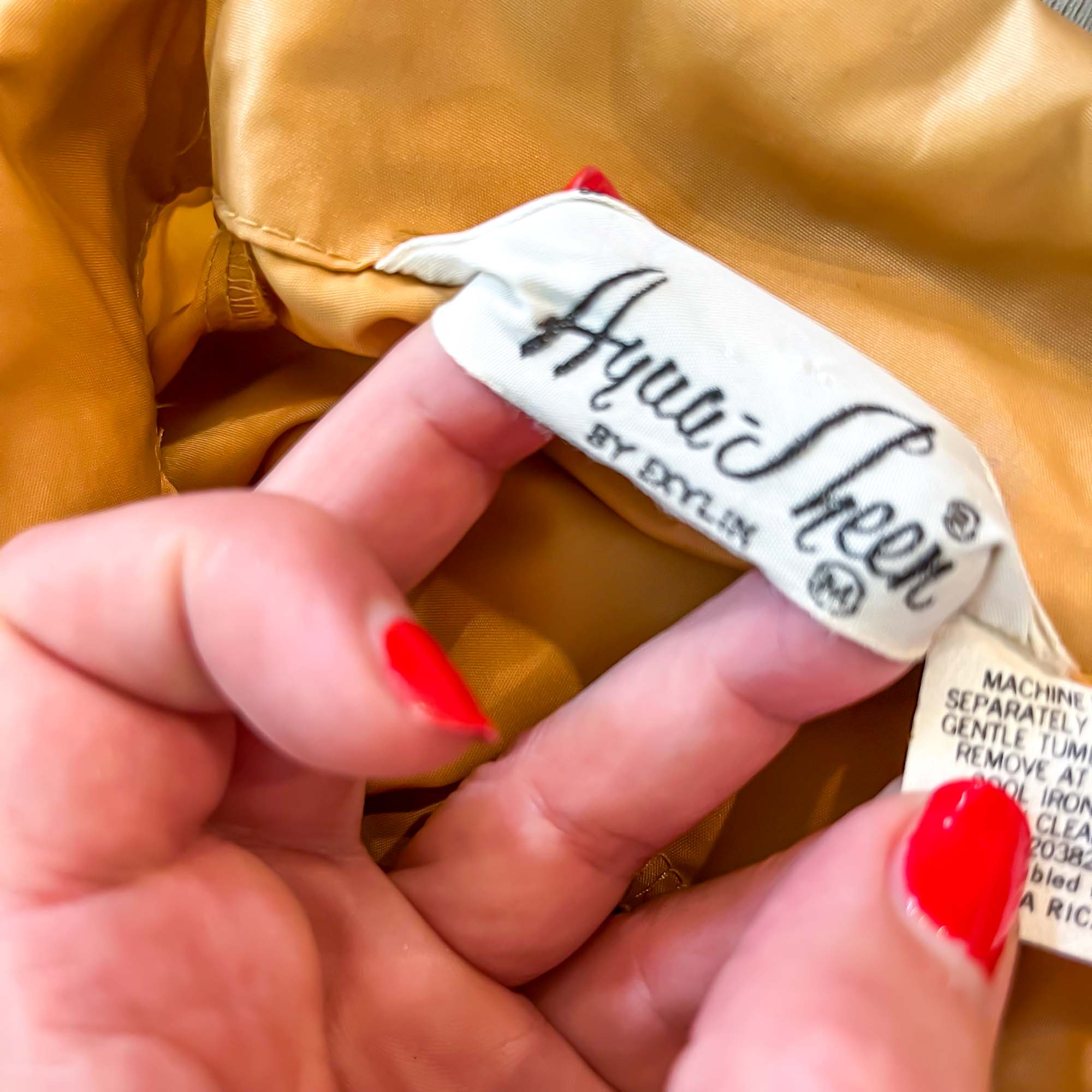 VINTAGE AGUA SHEEN TRENCH RAIN JACKET