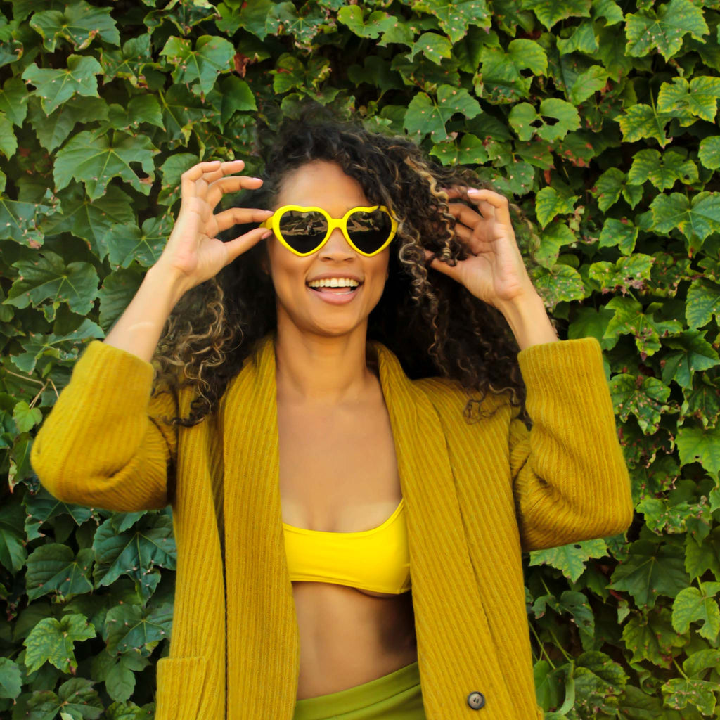 HEART SHAPED SUNGLASSES ASSORTED COLORS